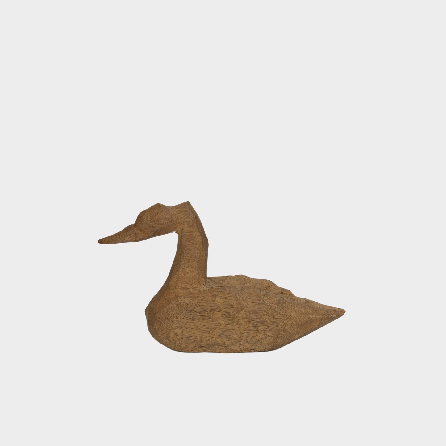 Vintage Folk Carved Swan